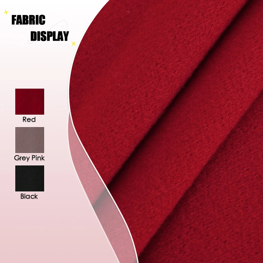 Mia Muse Women's Coats Winter Solid Color Long Sleeve Lapel Button-Up Work Coats New Year Red Valentine's Day Gift Outerwears